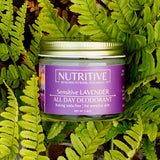 ALL DAY DEODORANT Sensitive | Glass Jar