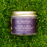 ALL DAY DEODORANT with Baking Soda | Glass Jar