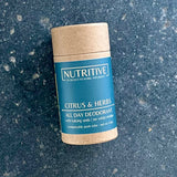 ALL DAY DEODORANT with Baking Soda - Compostable PushTube