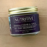 ALL DAY DEODORANT Sensitive | Glass Jar