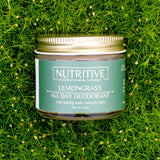 ALL DAY DEODORANT with Baking Soda | Glass Jar