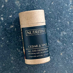 ALL DAY DEODORANT w/Baking Soda - Compostable PushTube